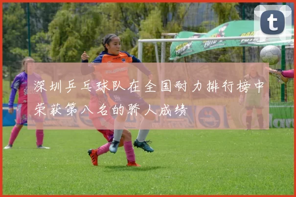 深圳乒乓球队在全国耐力排行榜中荣获第八名的骄人成绩